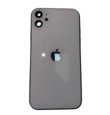Корпус с Задней крышкой в сборе iPhone 11 (снятый, со шлейфами)( Белый)