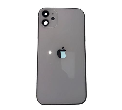 Корпус с Задней крышкой в сборе iPhone 11 (снятый, со шлейфами)( Белый)