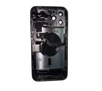 Корпус с задней крышкой в сборе iPhone 12 ProMax (снятый, со шлейфами)(черный)