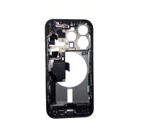 Средняя часть корпуса iPhone 15 Pro (Черный) с Разбора с потертостями