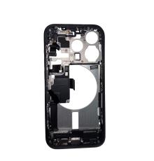 Средняя часть корпуса iPhone 15 Pro (Черный) с Разбора с потертостями