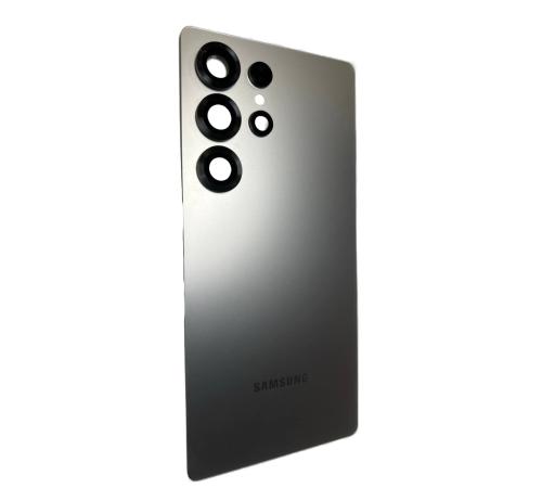 Задняя крышка для Samsung S25 Ultra (Серый) c Разбора(Идеал)