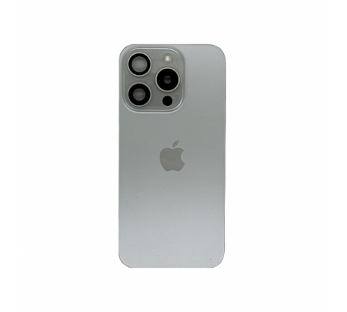 Задняя крышка для Apple iPhone 15 Pro (белый титан) Premium