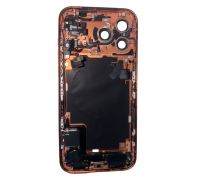 Корпус с Задней крышкой в сборе iPhone 17 ProMax Sim(снятый, со шлейфами)(orange) (Идеал.)