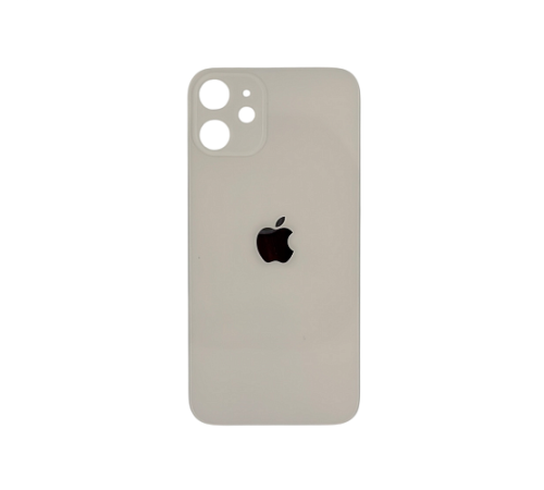 Задняя крышка для Apple iPhone 12 mini (белый) (с широким отверстием) (Premium)