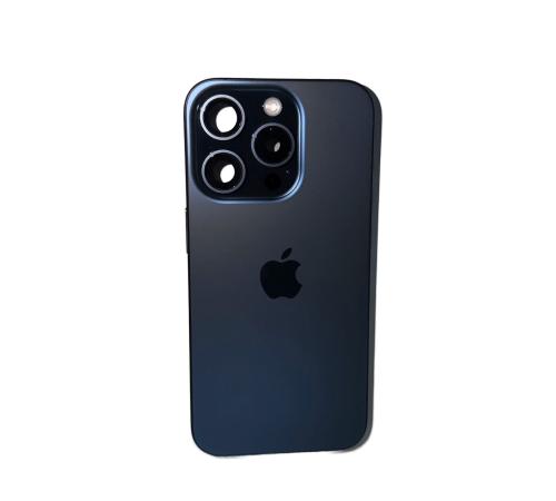 Корпус в сборе iPhone 15 Pro eSim(снятый, со шлейфами)(Blue) с потертостями