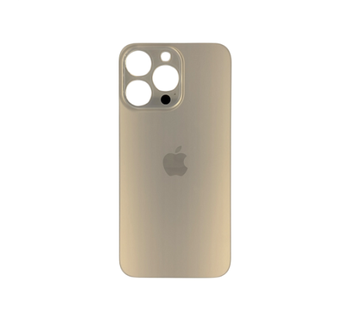 Задняя крышка для Apple iPhone 13 Pro(золотой) (с широким отверстием) (Premium)