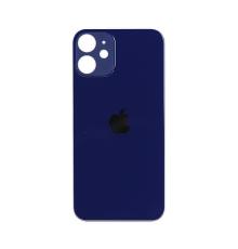 Задняя крышка для Apple iPhone 12 (синий) (с широким отверстием) (Premium)