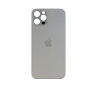 Задняя крышка для Apple iPhone 12 Pro (серебристый) (с широким отверстием) (Premium)
