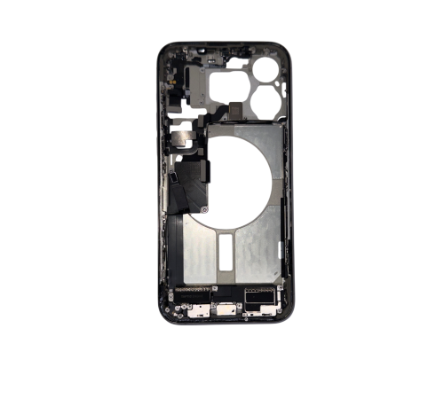 Средняя часть корпуса iPhone 15 Pro Max (со шлейфами Натуральный) с Разбора (с потертостями)