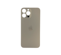 Задняя крышка для Apple iPhone 12 ProMax (золотой) (с широким отверстием) (Premium)