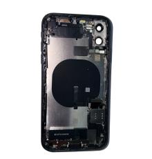 Корпус iPhone 11 Черный со шлейфами (Снятый orig.)с потертостями