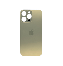 Задняя крышка для Apple iPhone 14 ProMax(золотой) (с широким отверстием) (Premium)