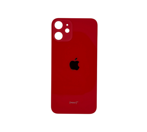 Задняя крышка для Apple iPhone 12 (RED PRODUCT) (с широким отверстием) (Premium)