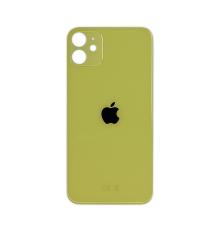 Задняя крышка для Apple iPhone 11 (желтый) (с широким отверстием) (Premium)