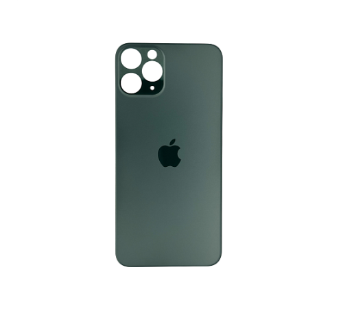 Задняя крышка для Apple iPhone 11 Pro (тёмно-зеленый) (с широким отверстием) (Premium)