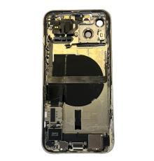 Корпус с задней крышкой в сборе iPhone 13  (снятый, со шлейфами)(Белый)