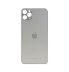 Задняя крышка для Apple iPhone 11 ProMax(серебристый) (с широким отверстием) (Premium)