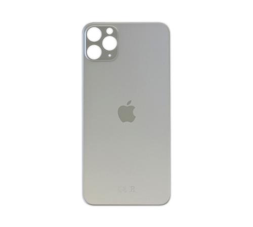 Задняя крышка для Apple iPhone 11 ProMax(серебристый) (с широким отверстием) (Premium)