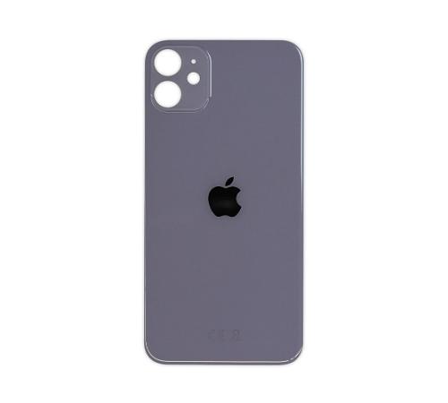 Задняя крышка для Apple iPhone 11 (фиолетовый) (с широким отверстием) (Premium)