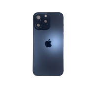 Корпус с Задней крышкой в сборе iPhone 15 ProMax (снятый, со шлейфами)(Blue)