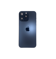 Корпус с Задней крышкой в сборе iPhone 15 ProMax (снятый, со шлейфами)(Blue)