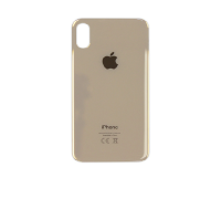 Задняя крышка для Apple iPhone XS (золотой) (с широким отверстием) (Premium)