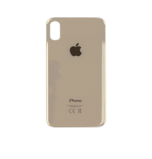 Задняя крышка для Apple iPhone XS (золотой) (с широким отверстием) (Premium)