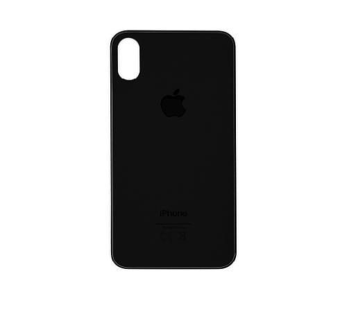 Задняя крышка для Apple iPhone XS (серый) (с широким отверстием) (Premium)