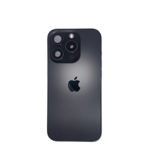 Корпус с Задней крышкой в сборе iPhone 15 pro (снятый, со шлейфами)(Black)