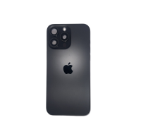 Корпус с Задней крышкой в сборе iPhone 15 ProMax (снятый, со шлейфами)(Black) с царапинами