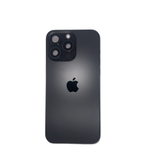 Корпус с Задней крышкой в сборе iPhone 15 ProMax (снятый, со шлейфами)(Black) с царапинами