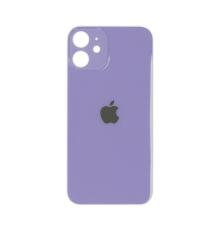 Задняя крышка для Apple iPhone 12 (фиолетовый) (с широким отверстием) (Premium)