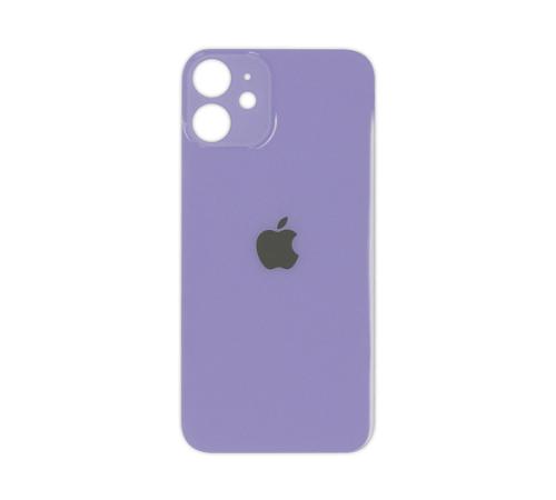 Задняя крышка для Apple iPhone 12 (фиолетовый) (с широким отверстием) (Premium)