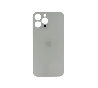 Задняя крышка для Apple iPhone 13 ProMax(серебристый) (с широким отверстием) (Premium)