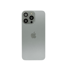 Задняя крышка для Apple iPhone 15 ProMax (белый титан) Premium
