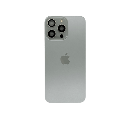 Задняя крышка для Apple iPhone 15 ProMax (белый титан) Premium
