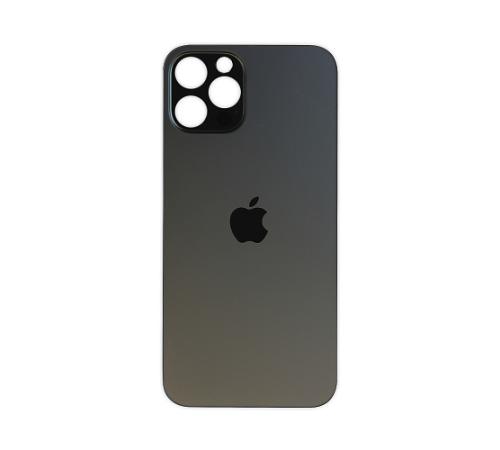 Задняя крышка для Apple iPhone 12 Pro (графит) (с широким отверстием) (Premium)