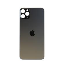 Задняя крышка для Apple iPhone 11 ProMax(серый) (с широким отверстием) (Premium)