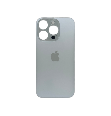 Задняя крышка для Apple iPhone 14 Pro(серебристый) (с широким отверстием) (Premium)