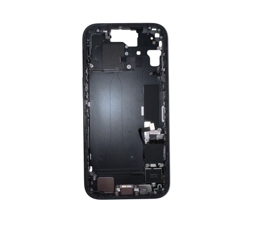 Средняя часть корпуса iPhone 15 (со шлейфами,Черный) с Разбора(Идеал)